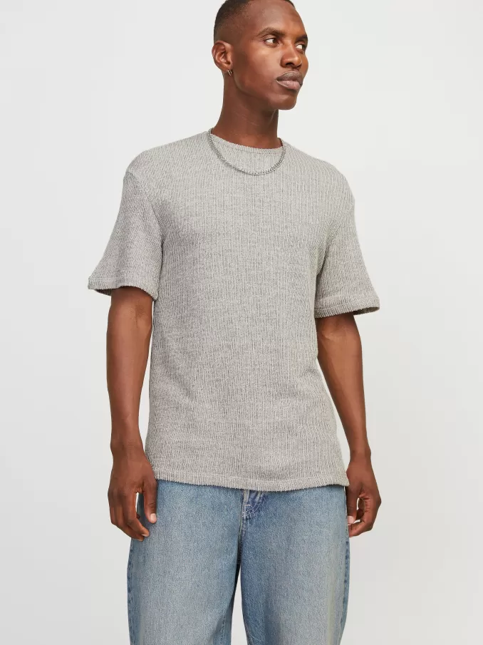 Printed Crew neck T-shirt-Jack & Jones Cheap