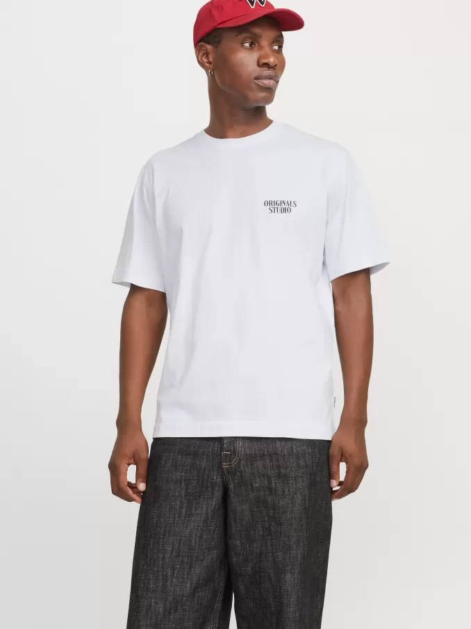 Printed Crew neck T-shirt-Jack & Jones Shop