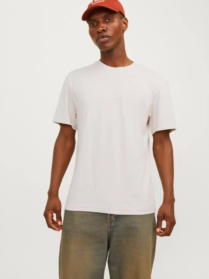 Printed Crew neck T-shirt-Jack & Jones Hot