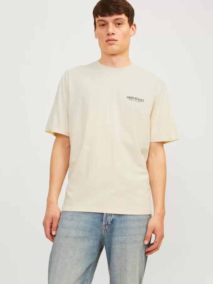 Printed Crew neck T-shirt-Jack & Jones New