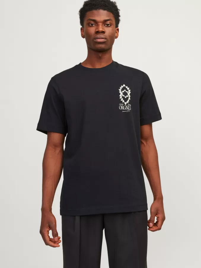 Printed Crew neck T-shirt-Jack & Jones Best Sale