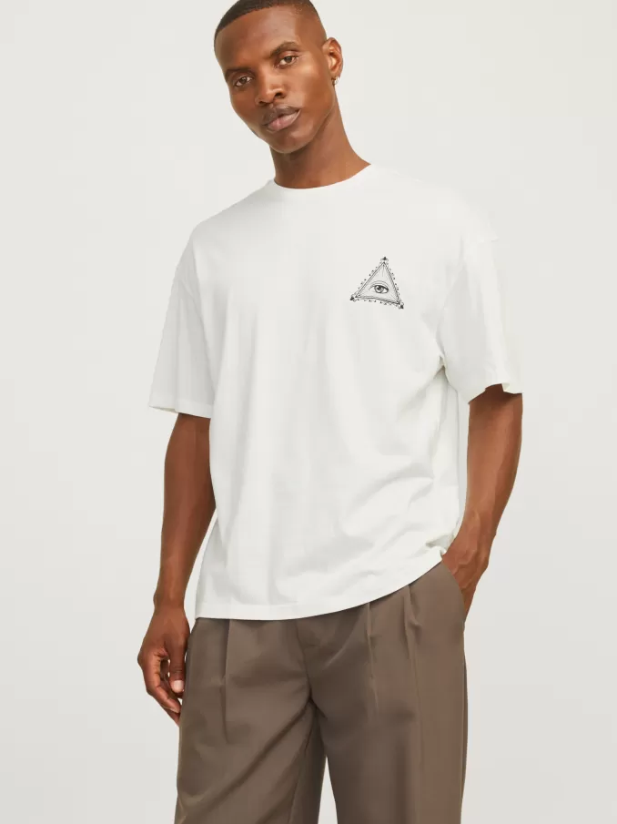 Printed Crew neck T-shirt-Jack & Jones Online