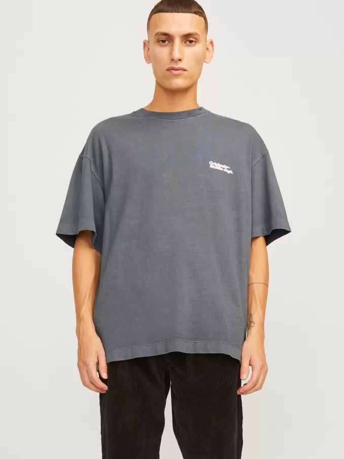 Printed Crew neck T-shirt-Jack & Jones Best Sale