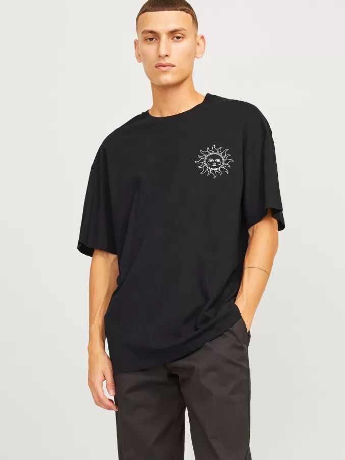 Printed Crew neck T-shirt-Jack & Jones Store