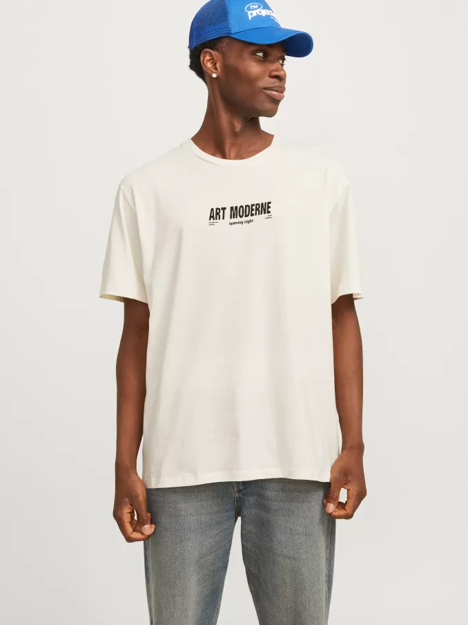 Printed Crew neck T-shirt-Jack & Jones Clearance