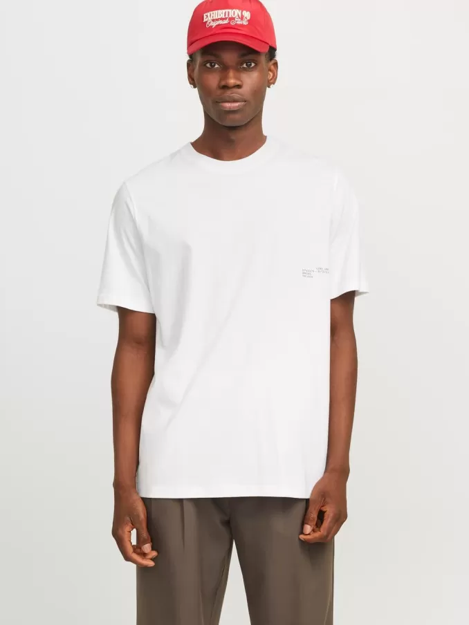 Printed Crew neck T-shirt-Jack & Jones Clearance