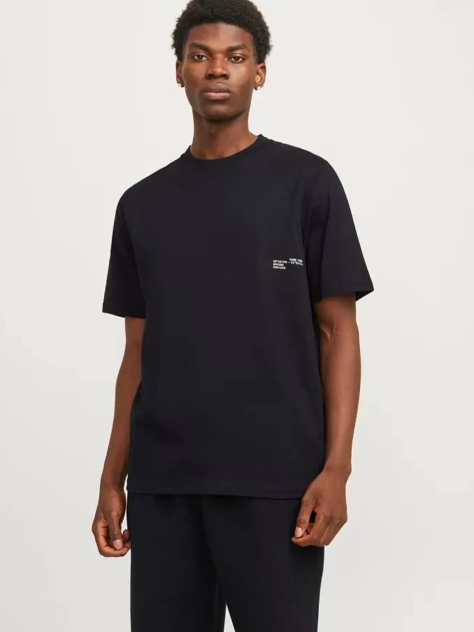 Printed Crew neck T-shirt-Jack & Jones Cheap