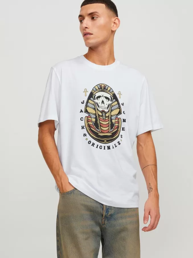 Printed Crew neck T-shirt-Jack & Jones Best Sale