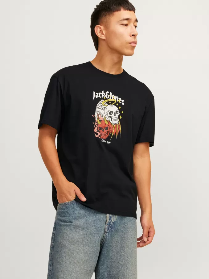 Printed Crew neck T-shirt-Jack & Jones Outlet