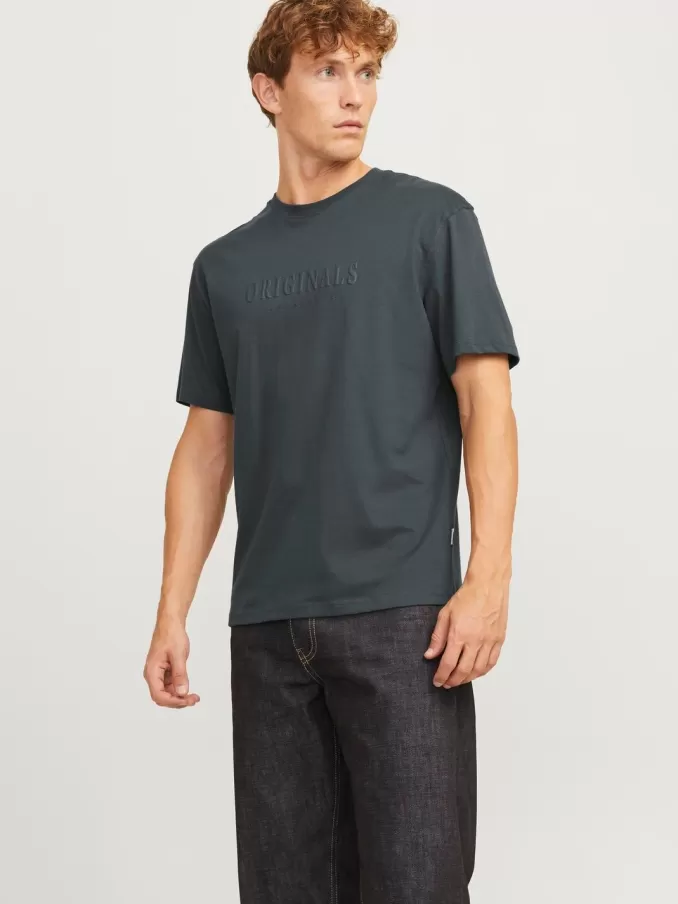 Printed Crew neck T-shirt-Jack & Jones Clearance