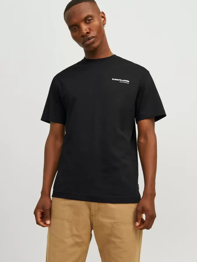 Printed Crew neck T-shirt-Jack & Jones Cheap