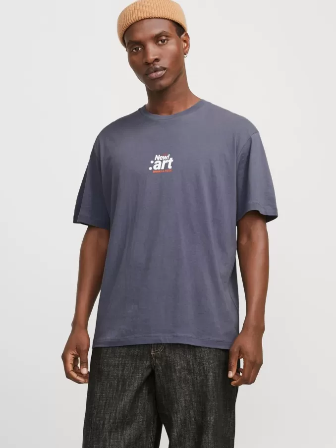 Printed Crew neck T-shirt-Jack & Jones Best