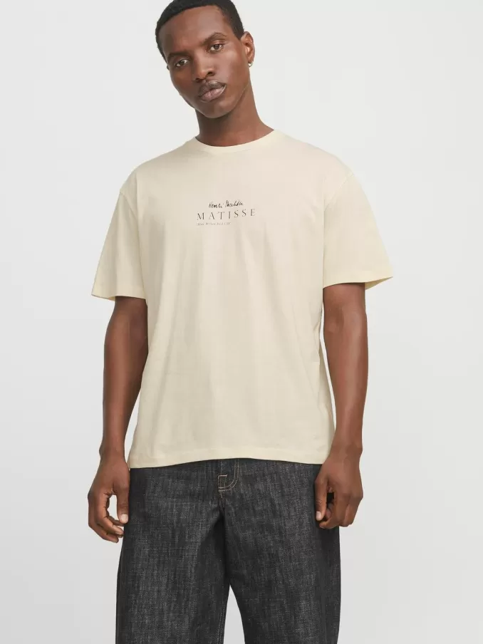 Printed Crew neck T-shirt-Jack & Jones Clearance