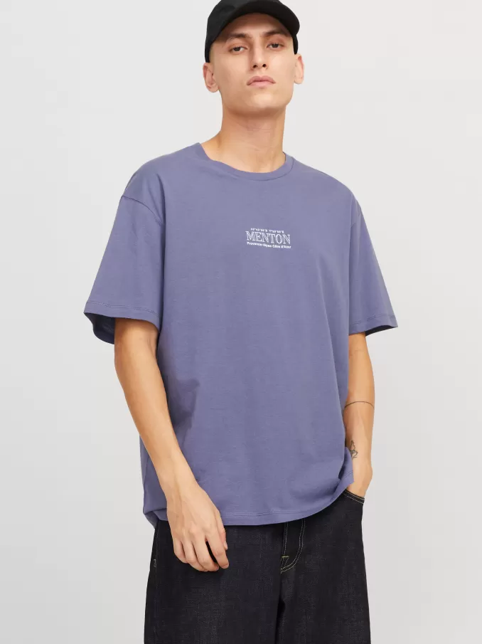 Printed Crew neck T-shirt-Jack & Jones Cheap