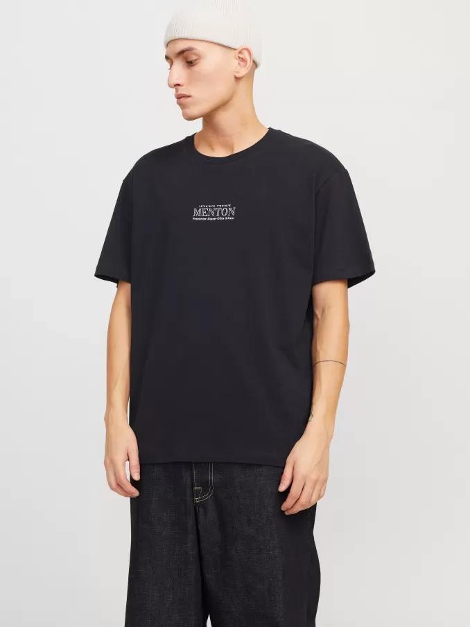 Printed Crew neck T-shirt-Jack & Jones Store