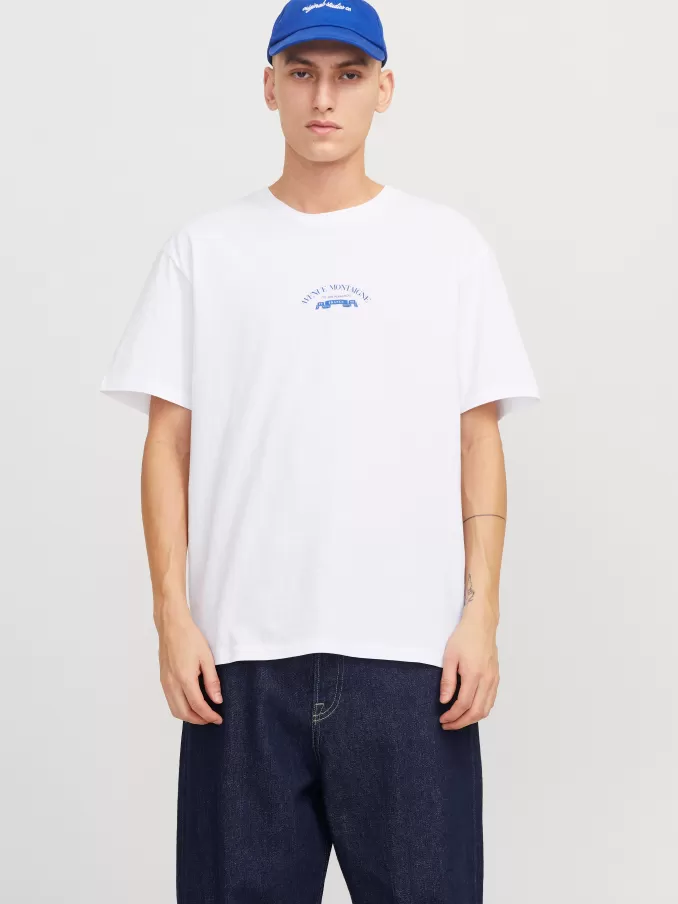 Printed Crew neck T-shirt-Jack & Jones Cheap