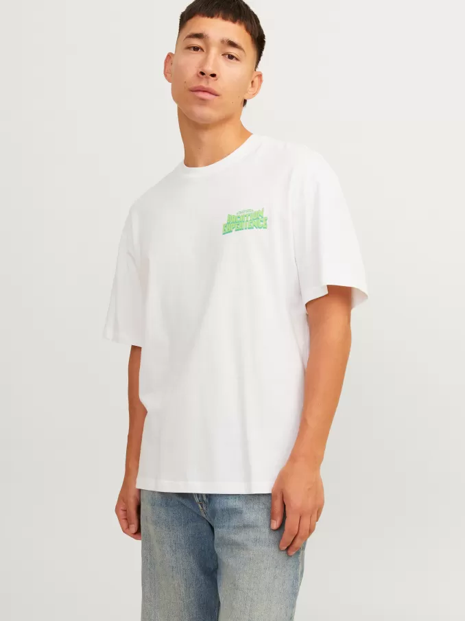 Printed Crew neck T-shirt-Jack & Jones Cheap