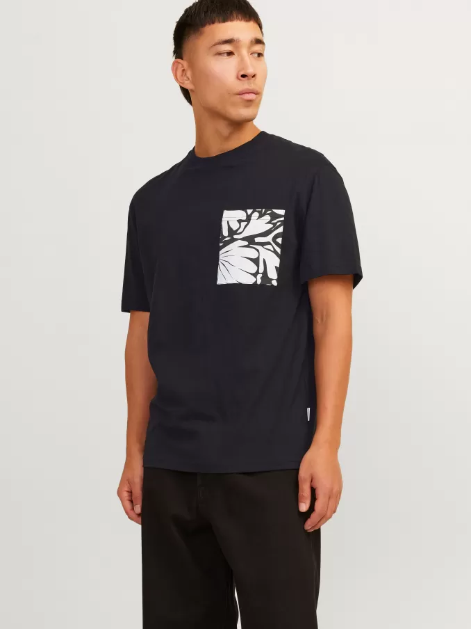 Printed Crew neck T-shirt-Jack & Jones Cheap