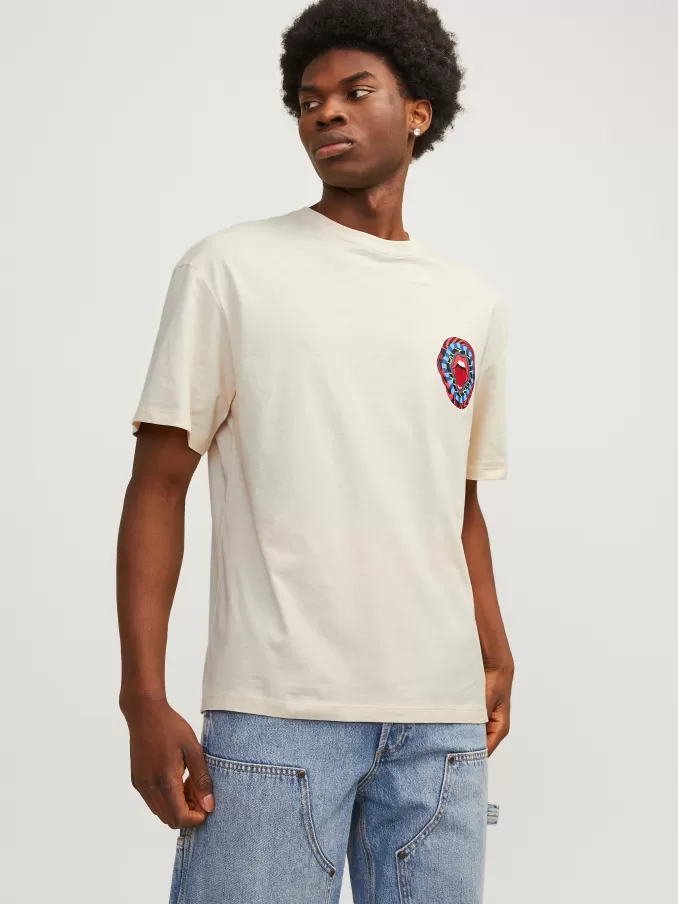 Printed Crew neck T-shirt-Jack & Jones Shop