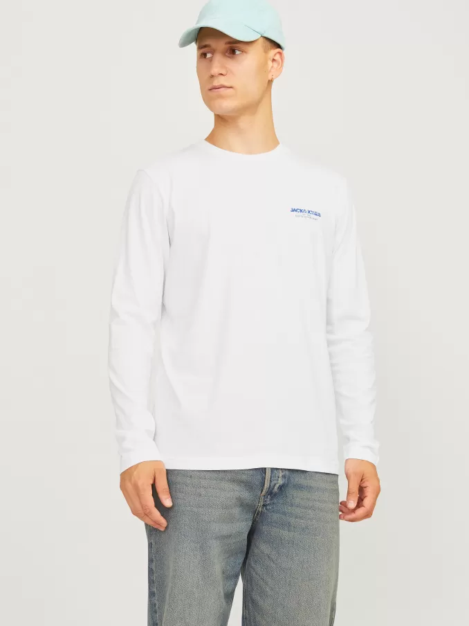 Printed Crew neck T-shirt-Jack & Jones Hot