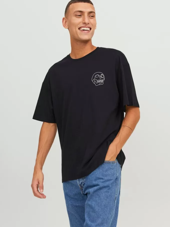 Printed Crew neck T-shirt-Jack & Jones Best