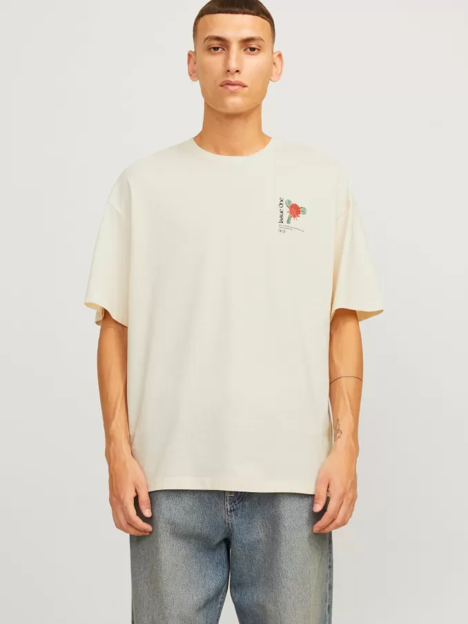 Printed Crew neck T-shirt-Jack & Jones Store