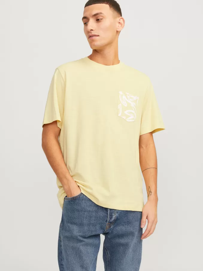 Printed Crew neck T-shirt-Jack & Jones Hot