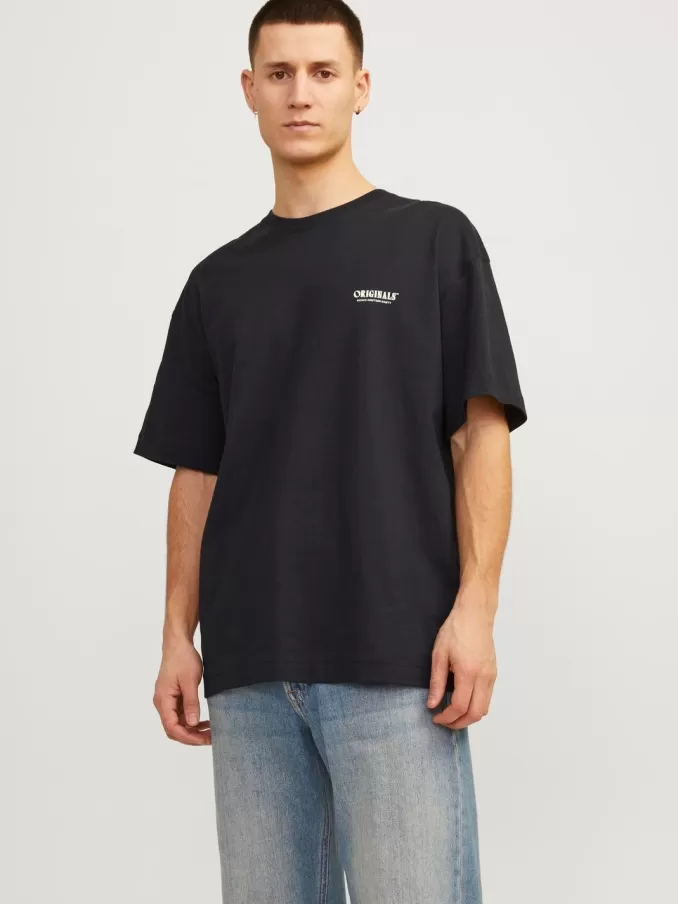 Printed Crew neck T-shirt-Jack & Jones Cheap