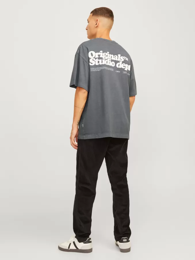 Printed Crew neck T-shirt-Jack & Jones Best Sale