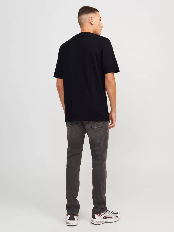 Printed Crew neck T-shirt-Jack & Jones New