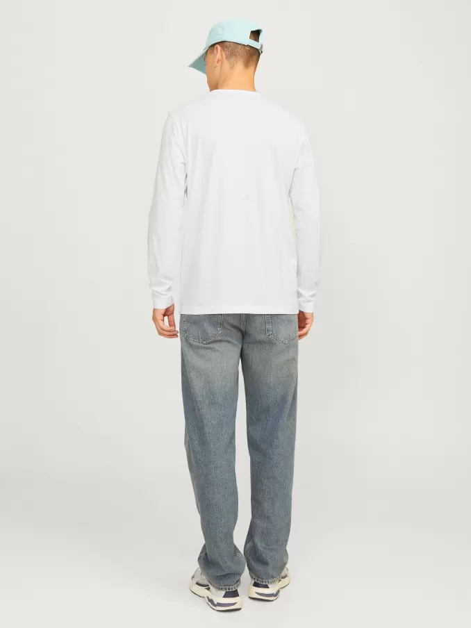 Printed Crew neck T-shirt-Jack & Jones Hot