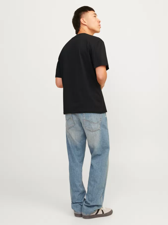 Printed Crew neck T-shirt-Jack & Jones Discount