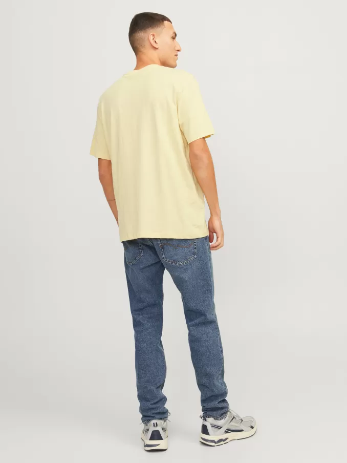 Printed Crew neck T-shirt-Jack & Jones Hot