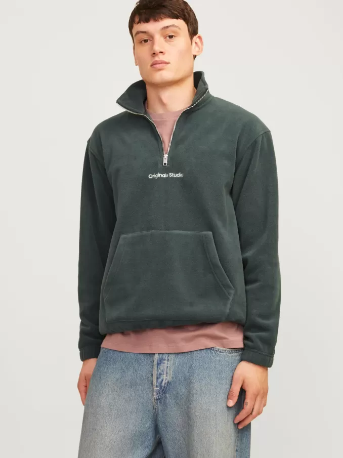 Printed Fleece sweatshirt-Jack & Jones Store