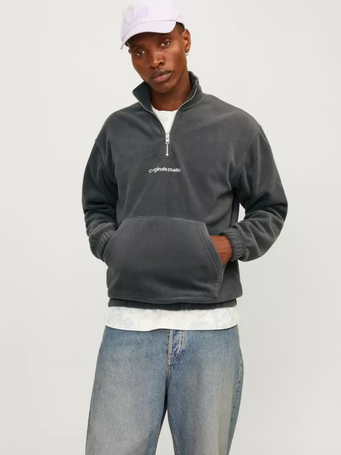 Printed Fleece sweatshirt-Jack & Jones Clearance