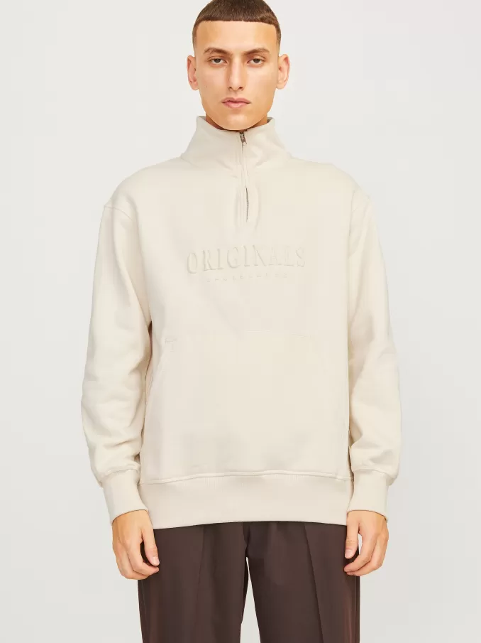 Printed Half zip-Jack & Jones Cheap