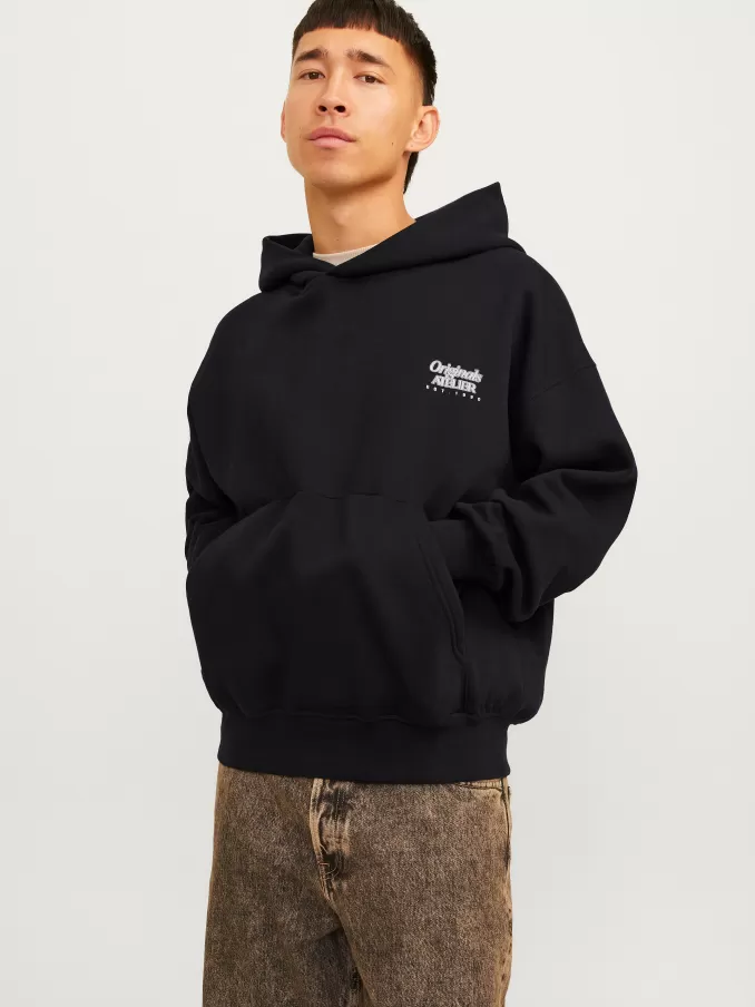 Printed Hoodie-Jack & Jones Cheap