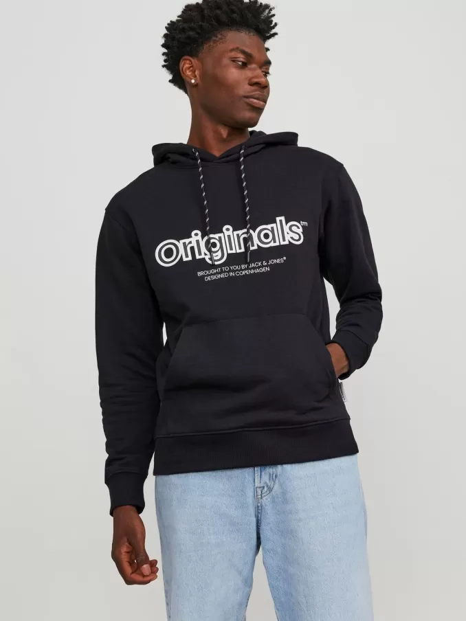 Printed Hoodie-Jack & Jones Clearance