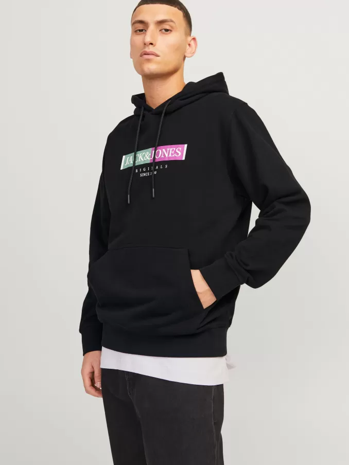 Printed Hoodie-Jack & Jones Cheap