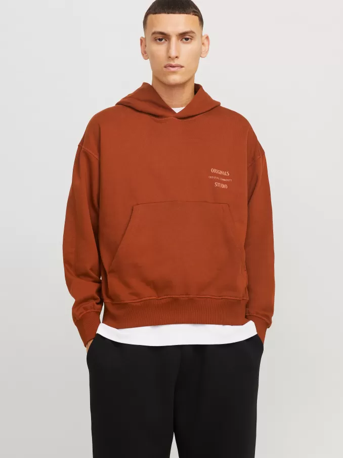 Printed Hoodie-Jack & Jones Cheap