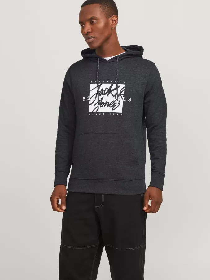 Printed Hoodie-Jack & Jones New