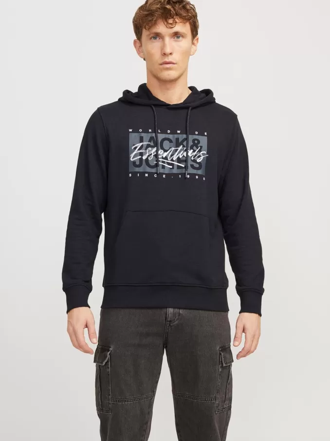 Printed Hoodie-Jack & Jones Cheap