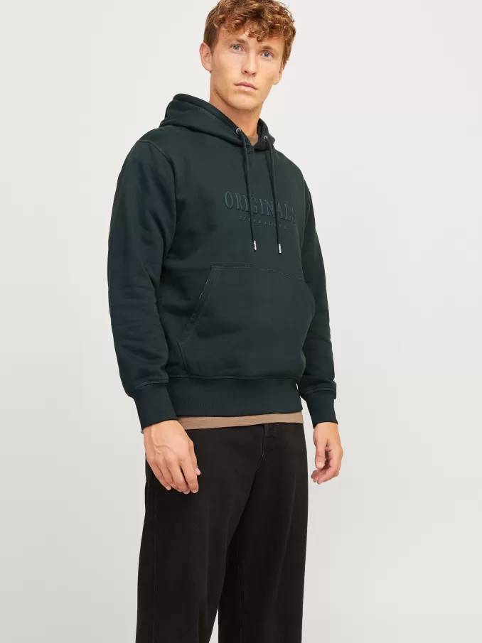 Printed Hoodie-Jack & Jones Clearance