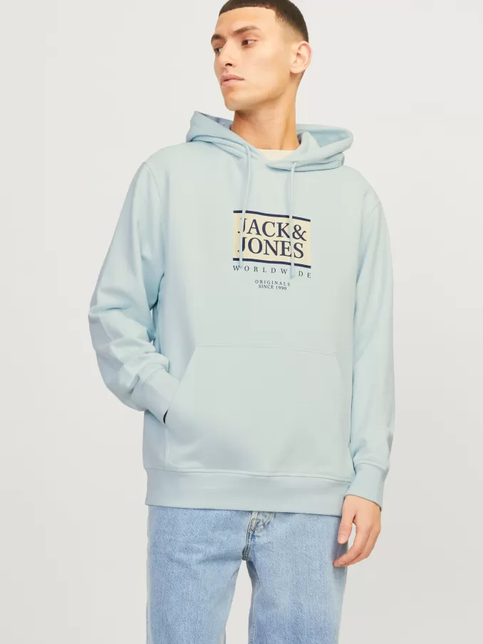 Printed Hoodie-Jack & Jones Flash Sale