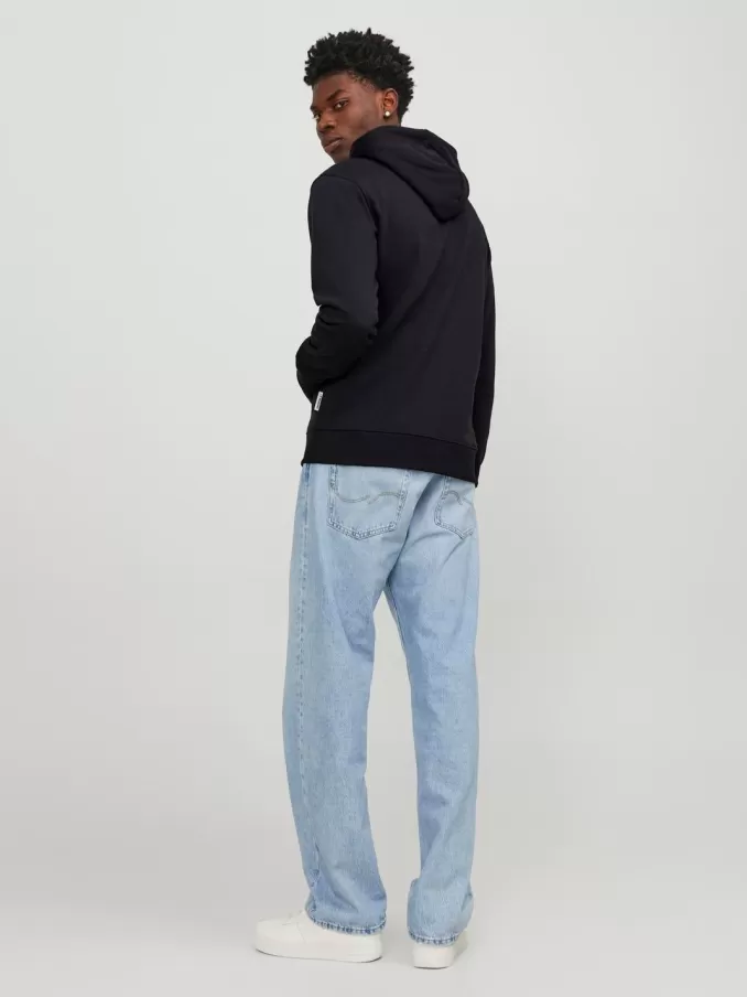 Printed Hoodie-Jack & Jones Clearance