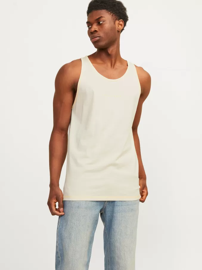 Printed Round neck Tank top-Jack & Jones Store