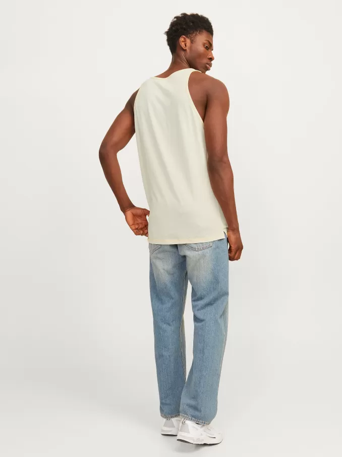 Printed Round neck Tank top-Jack & Jones Store