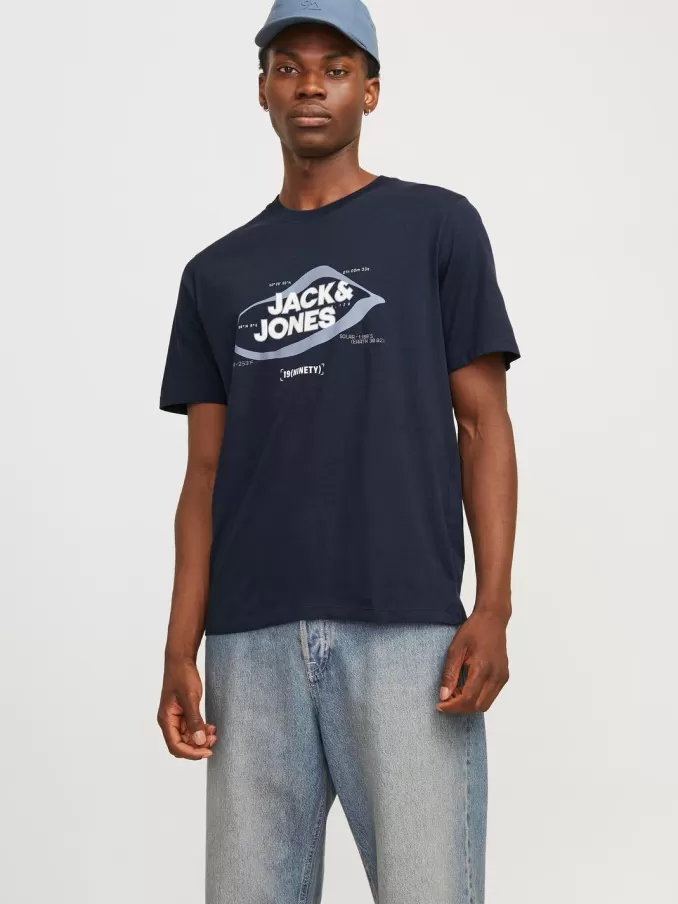 Printed Round neck T-shirt-Jack & Jones Shop