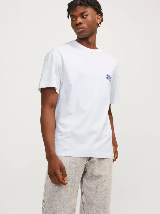 Printed Round neck T-shirt-Jack & Jones Discount