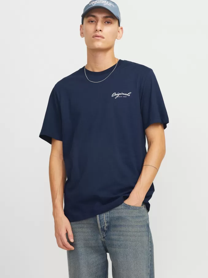 Printed Round neck T-shirt-Jack & Jones Clearance